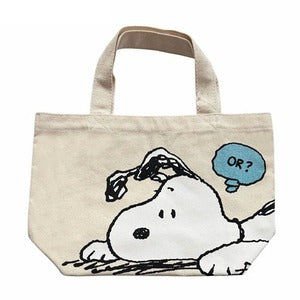 Snoopy Cotton Tote Bag OR?